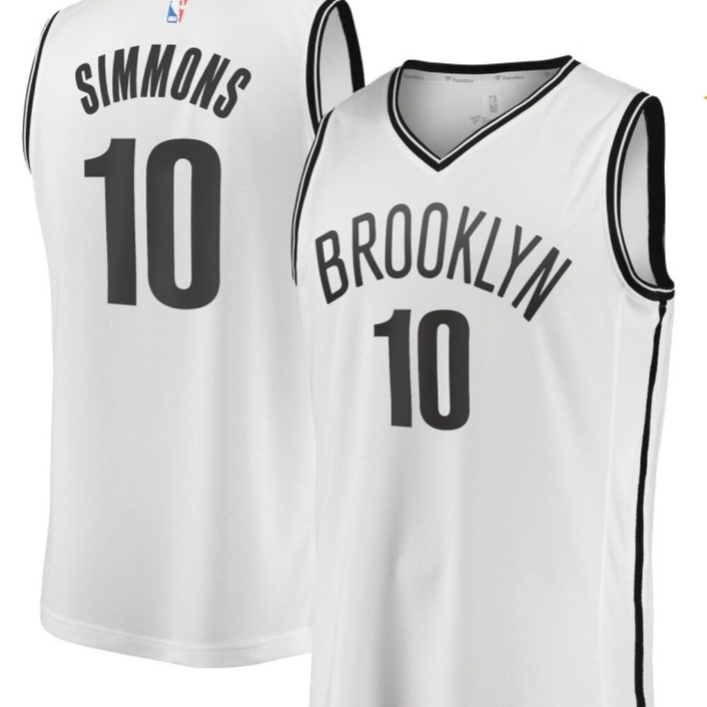 Fanatics NBA Brooklyn Nets Youth Jersey #10 Ben Simmons NEW XL‎ $133